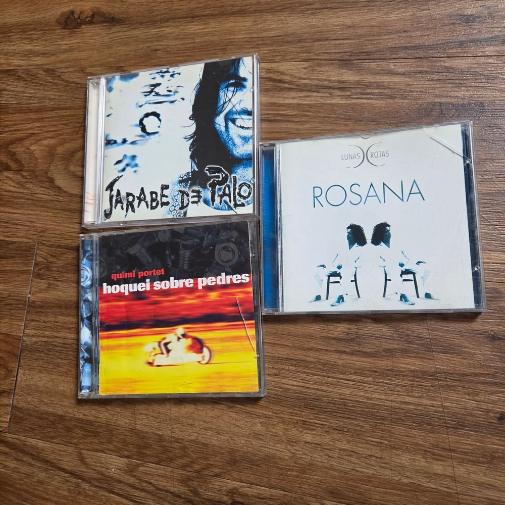 Spanish Music CD Lot Jarabe De Palo La Flaca Rosana Lunas Rotas Quimi Portet 90s
